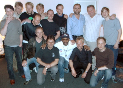 Spike Lee, die Kollegen und Knippi im Tonstudio